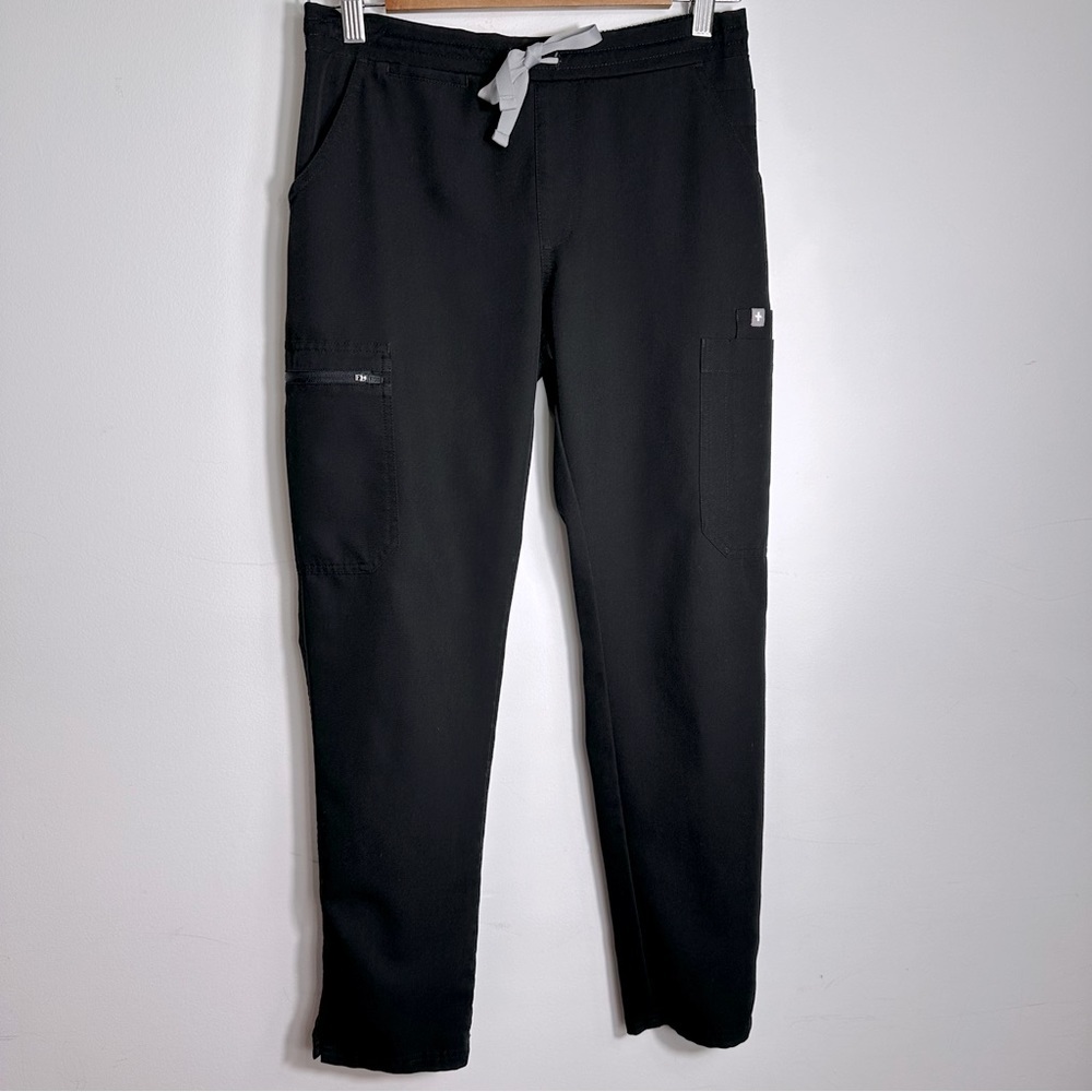 Figs Yola Skinny Scrub Pants, Size XS, Black